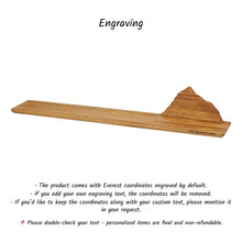 Load image into Gallery viewer, Handcrafted Wooden Everest Mountain Shelf, A Functional and Stylish Storage Solution