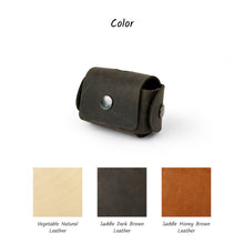 Load image into Gallery viewer, Dog Poop Bag Leather Holder