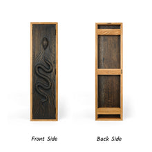 Load image into Gallery viewer, Handcrafted 3D Wooden Snake Wall Art, Lifelike Oak Serpent Sculpture for Home, Office, or Unique Gift