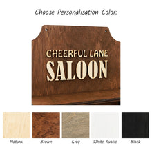 Load image into Gallery viewer, Rustic Saloon-Style Bird Feeder, Ready-Assembled Wooden Feeder for Backyard Bird Feeding and Nature Observation