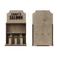 Load image into Gallery viewer, Personalized Bird Feeder, Western Saloon Style Birdhouse