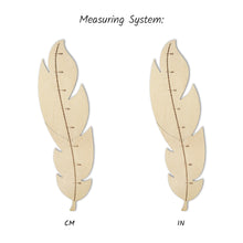 Load image into Gallery viewer, Personalized Wooden Growth Chart for Kids, Stylish Height Tracker, Nursery Wall Art, Keepsake Gift