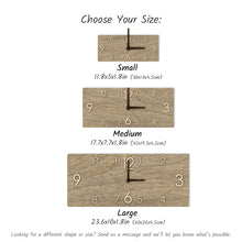 Load image into Gallery viewer, Wooden Silent Wall Clock, Modern Home Decor