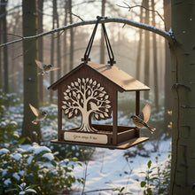 Load image into Gallery viewer, Hanging Wooden Bird Feeder, In Memory of Loved Ones