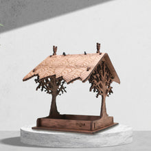 Load image into Gallery viewer, Bird feeder - wooden hanging bird feeder
