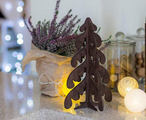 Wooden Christmas tree - Christmas tree decoration