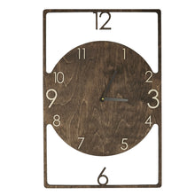 Load image into Gallery viewer, Big Unique Wall Clock, Wooden Wall Clock