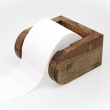 Load image into Gallery viewer, Toilet paper holder - wooden toiler paper holder