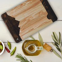 Load image into Gallery viewer, Mountains Cutting Board Large, Wooden Chopping Board Mountain