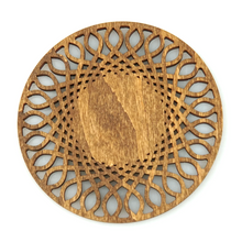 Load image into Gallery viewer, Wooden Mug Coaster &quot;Sunflower&quot;