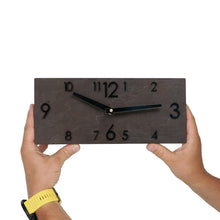 Load image into Gallery viewer, Wooden Wall Clock Black (2 Sizes)