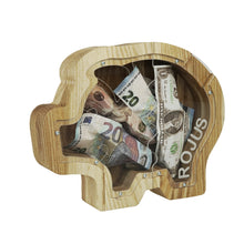 Load image into Gallery viewer, Wooden Dismantlable Piggy Bank, Personalized Piggy Bank
