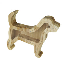 Load image into Gallery viewer, Piggy Bank, Wooden Piggy Bank Dog