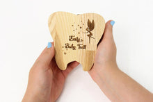 Load image into Gallery viewer, Tooth box - wooden baby fairy tooth box