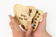 Load image into Gallery viewer, Tooth box - wooden baby fairy tooth box