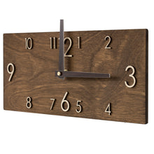 Load image into Gallery viewer, Wall Clock, Wood Rectangular Wall Clock