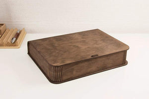 Wooden box - wood box ( engraving)