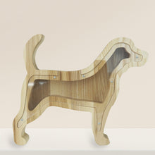 Load image into Gallery viewer, Piggy Bank, Wooden Piggy Bank Dog