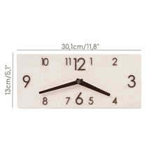 Load image into Gallery viewer, Wall Clock, Light Wooden Clock