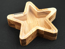 Load image into Gallery viewer, Wooden Piggy Bank Star (M, Brown, Engraving)