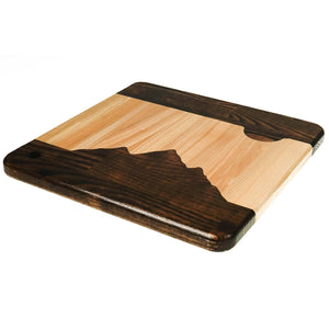 Mountains Cutting Board Medium, Wooden Chopping Board Mountain