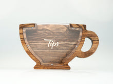 Load image into Gallery viewer, Wooden Piggy Bank Cup (L, Brown, Engraving)