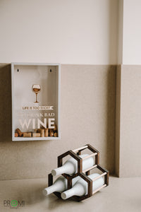 Wine cork holder - Wooden wine cork holder