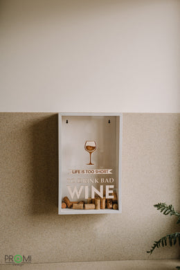 Wine cork holder - Wooden wine cork holder