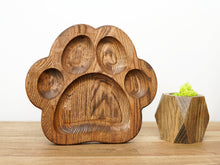 Load image into Gallery viewer, Wooden Paw Shape Serving Tray (3 colors)