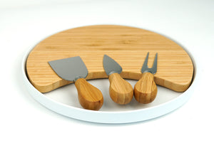 Cheese Board Tray With Tools ( Personalization)