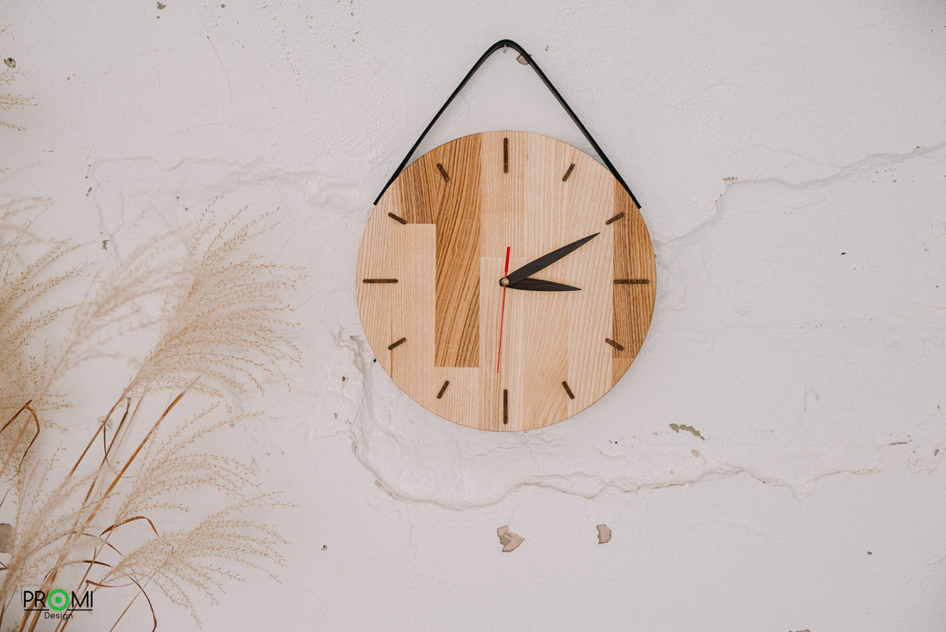 Wooden clock - Wood designer clock