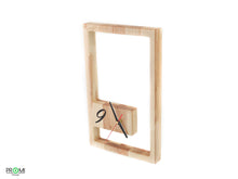 Load image into Gallery viewer, Wooden  clock - wooden designer clock