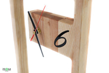 Load image into Gallery viewer, Wooden  clock - wooden designer clock