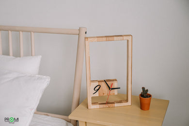 Wooden  clock - wooden designer clock