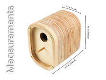 Load image into Gallery viewer, Wooden Bird House &quot;Layered Wood&quot;