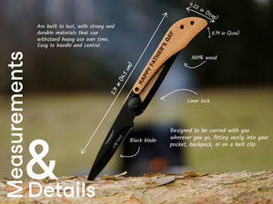 Compact Pocket Knife (Personalization)