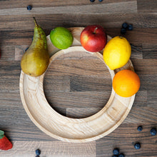 Load image into Gallery viewer, Natural Wood Fruit Bowl Kitchen Decor