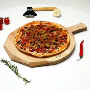 Wooden Pizza Cutting Board "Modern"