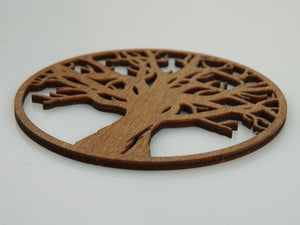 Wooden Mug Coaster "Oak Tree"