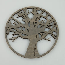 Load image into Gallery viewer, Wooden Mug Coaster &quot;Oak Tree&quot;