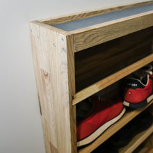 Load image into Gallery viewer, Wooden Shoe Rack, Wood Shoe Shelf