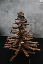 Load image into Gallery viewer, Wooden Christmas tree - wood ladder christmas tree