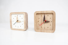 Load image into Gallery viewer, Wooden clock - wooden table clock