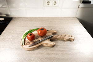 Cutting Board - Guitar Shaped wooden cutting board