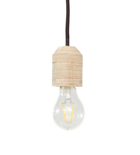 Load image into Gallery viewer, Wooden lamp - industrial wood hanging lamp