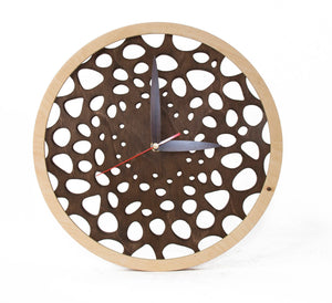 Wooden wall clock - wood wall clock