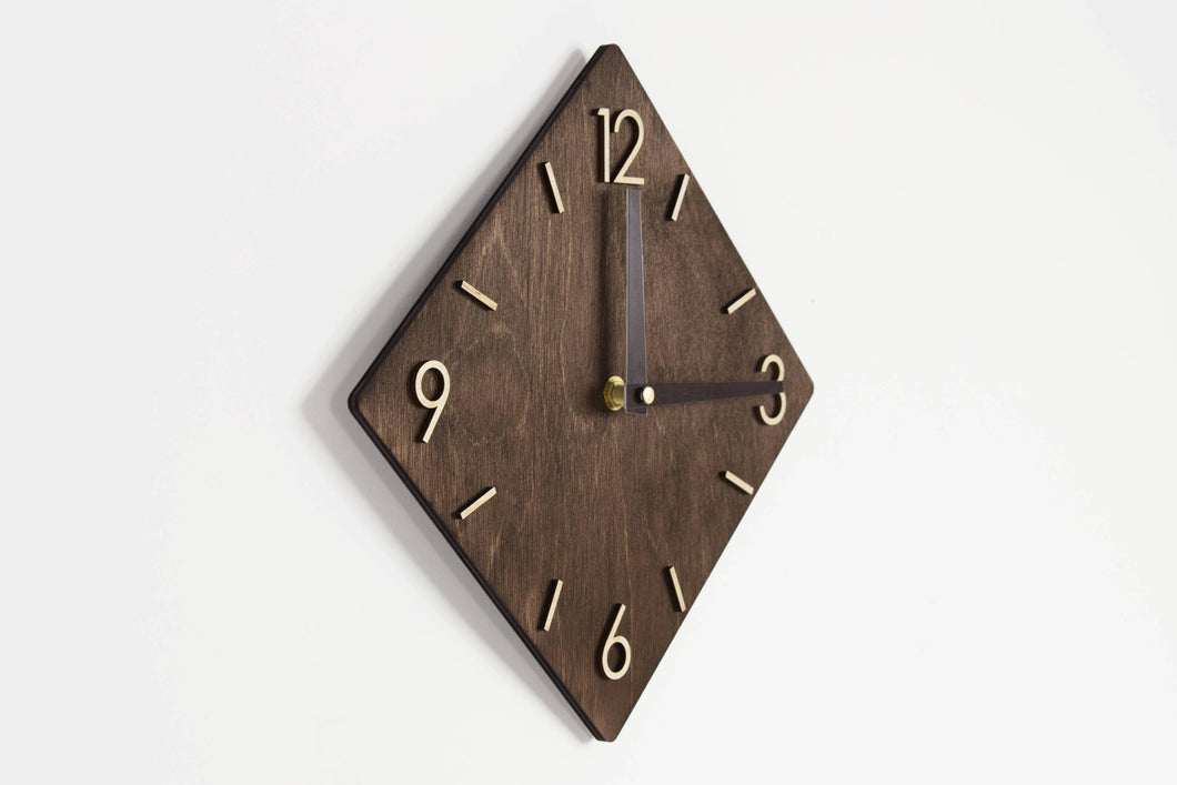 Wall clock - wooden wall clock