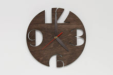 Load image into Gallery viewer, Wall clock - wooden round wall clock