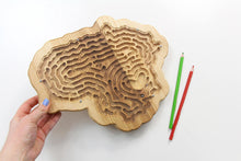 Load image into Gallery viewer, Labyrinth toy - maze game board toy for kids wooden