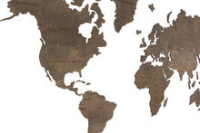 Load image into Gallery viewer, Wooden world map - wood wall world map